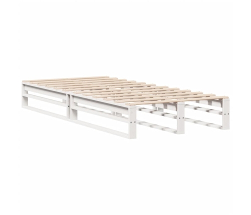 Estructura cama sin colchón madera maciza pino blanca 100x200cm