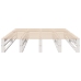 Estructura de cama sin colchón madera de pino blanco 135x190 cm