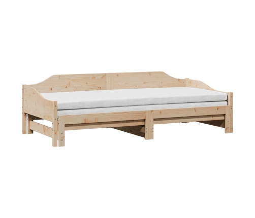 Sofá cama nido madera maciza de pino 80x200 cm