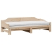 Sofá cama nido madera maciza de pino 80x200 cm