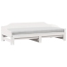 Sofá cama nido madera maciza de pino blanco 80x200 cm