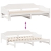 Sofá cama nido madera maciza de pino blanco 80x200 cm