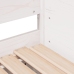Sofá cama nido madera maciza de pino blanco 80x200 cm
