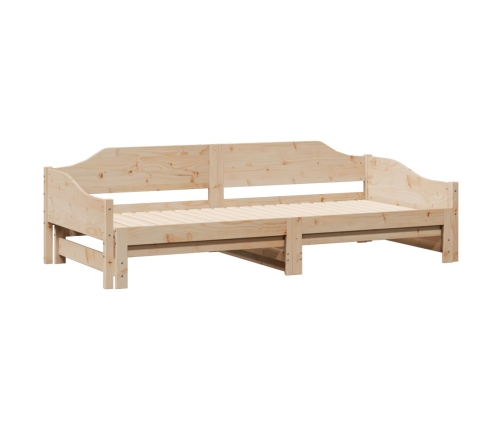 Sofá cama nido madera maciza de pino 90x200 cm