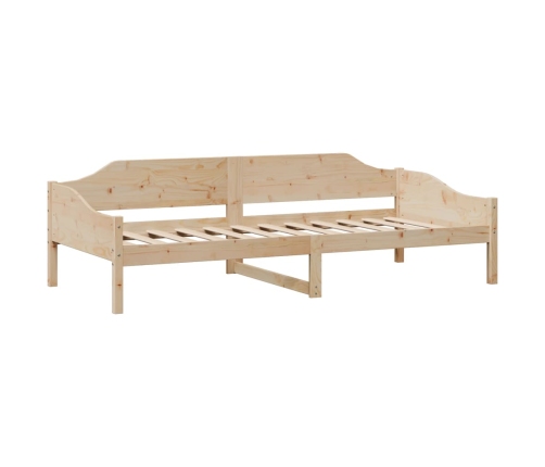 Estructura de cama sin colchón madera maciza de pino 80x200 cm