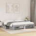 Estructura de cama madera de ingeniería gris Sonoma 200x200 cm