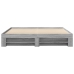 Estructura de cama madera de ingeniería gris Sonoma 200x200 cm