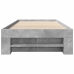 Estructura de cama madera de ingeniería gris hormigón 90x200cm