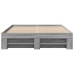 Estructura de cama madera de ingeniería gris Sonoma 140x190 cm