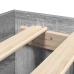 Estructura de cama madera de ingeniería gris Sonoma 140x190 cm