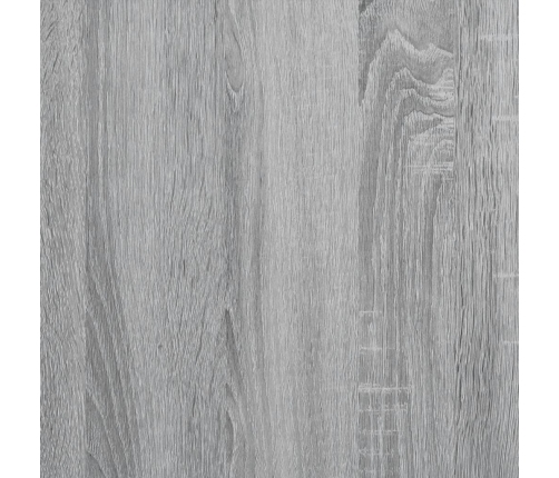 Estructura de cama madera de ingeniería gris Sonoma 140x190 cm