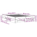 Estructura de cama madera de ingeniería gris Sonoma 140x190 cm