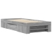Estructura de cama madera de ingeniería gris Sonoma 90x190 cm