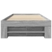 Estructura de cama madera de ingeniería gris Sonoma 90x190 cm
