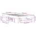 Estructura de cama madera de ingeniería gris Sonoma 90x190 cm