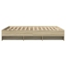 Estructura de cama sin colchón madera roble Sonoma 150x200 cm