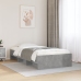 vidaXL Estructura de cama madera de ingeniería gris hormigón 90x190 cm