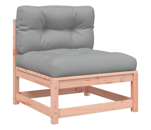 Set de sofás jardín 6 pzas con cojines madera abeto Douglas