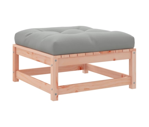 Set de sofás jardín 6 pzas con cojines madera abeto Douglas