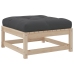 Set de sofás jardín 7 pzas con cojines madera maciza pino