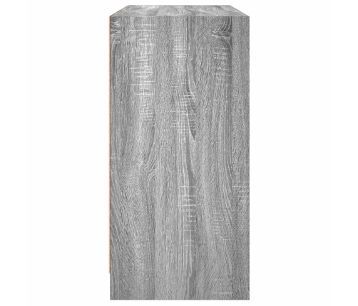 Aparador madera de ingeniería gris Sonoma 102x37x75,5 cm