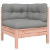 Set de sofás jardín 7 pzas con cojines madera abeto Douglas