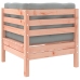 Set de sofás jardín 7 pzas con cojines madera abeto Douglas