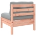 Set de sofás jardín 7 pzas con cojines madera abeto Douglas