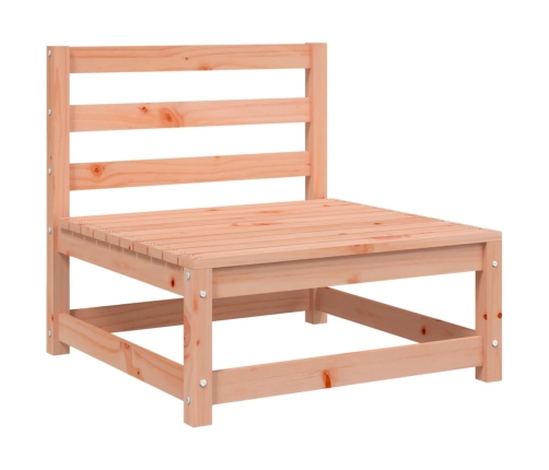 Juego de sofás de jardín 8 pzas madera maciza de abeto Douglas