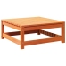 Set de sofás jardín 8 pzas con cojines madera pino marrón cera