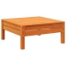Set de sofás jardín 8 pzas con cojines madera pino marrón cera