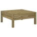 Set de sofás jardín 9 pzas con cojines madera pino impregnada