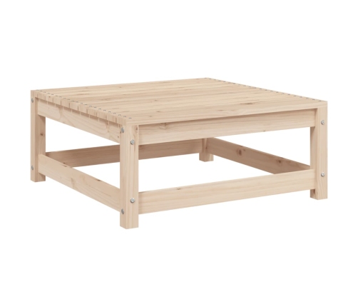 Juego de sofás de jardín 9 pzas con cojines madera maciza pino
