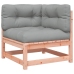 Set de sofás jardín 9 pzas con cojines madera de abeto Douglas