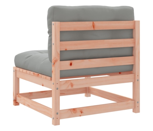 Set de sofás jardín 9 pzas con cojines madera de abeto Douglas