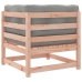 Set de sofás jardín 9 pzas con cojines madera de abeto Douglas