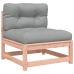 Set de sofás jardín 6 pzas con cojines madera abeto Douglas
