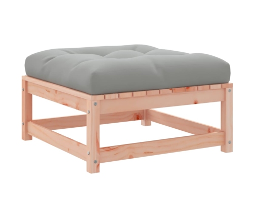 Set de sofás jardín 6 pzas con cojines madera abeto Douglas