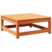 Set de sofás jardín 5 pzas con cojines madera pino marrón cera