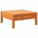 Set de sofás jardín 6 pzas con cojines madera pino marrón cera