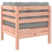 Set de sofás jardín 7 pzas con cojines madera abeto Douglas