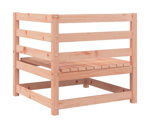 Juego de sofás de jardín 8 pzas madera maciza de abeto Douglas