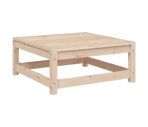 Juego de sofás de jardín 11 pzas madera maciza de pino