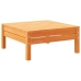 Set de sofás jardín 7 pzas con cojines madera pino marrón cera