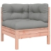 Set de sofás jardín 7 pzas con cojines madera abeto Douglas
