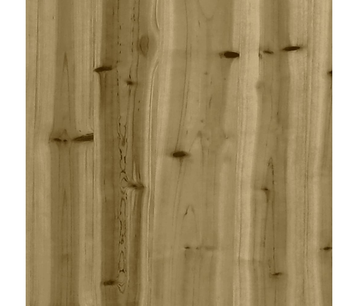 Set de sofás jardín 8 pzas con cojines madera pino impregnada