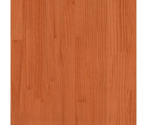 Set de sofás jardín 8 pzas con cojines madera pino marrón cera