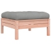 Set de sofás jardín 9 pzas con cojines madera de abeto Douglas