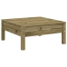 Set de sofás jardín 9 pzas con cojines madera pino impregnada