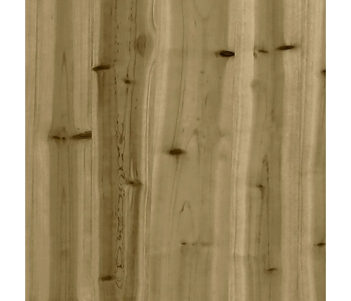 Set de sofás jardín 10 pzas con cojines madera pino impregnada